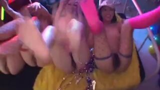 ASIAN GOGO DANCER FULLY NUDE - JAPANESE STRIP DANCE PARTY (PART 2)