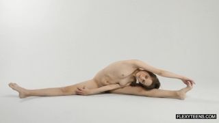 Abel Rugolmaskina dark-haired bare gymnast