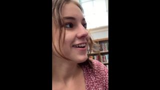 Little Teenage Sista Ellie Eilish Caught Porking in crowded Public Library