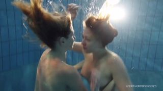 Duna and Nastya insatiable underwater lezzies