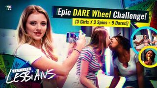 Crazy DARE Competition Gets Sexual with 3 Hot Lesbians
