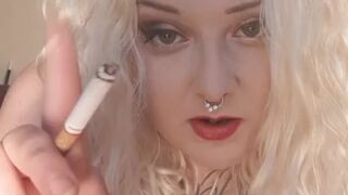 BBW findom Smoking humiliation