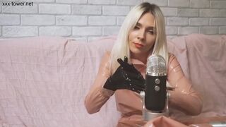 ASMR Latex Wearing With Katerina Piglet Part 1