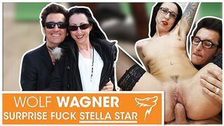 After the fuck Stella Star gets to lick his cum off! WOLF WAGNER